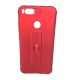 Capa Silicone Gel Com Anel De Dedo Motomo Xiaomi Mi A1 Vermelho